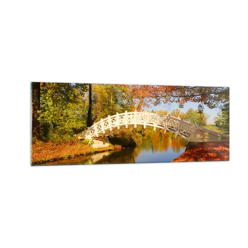 Glass picture - On a White Bridge of Sighs - 140x50 cm