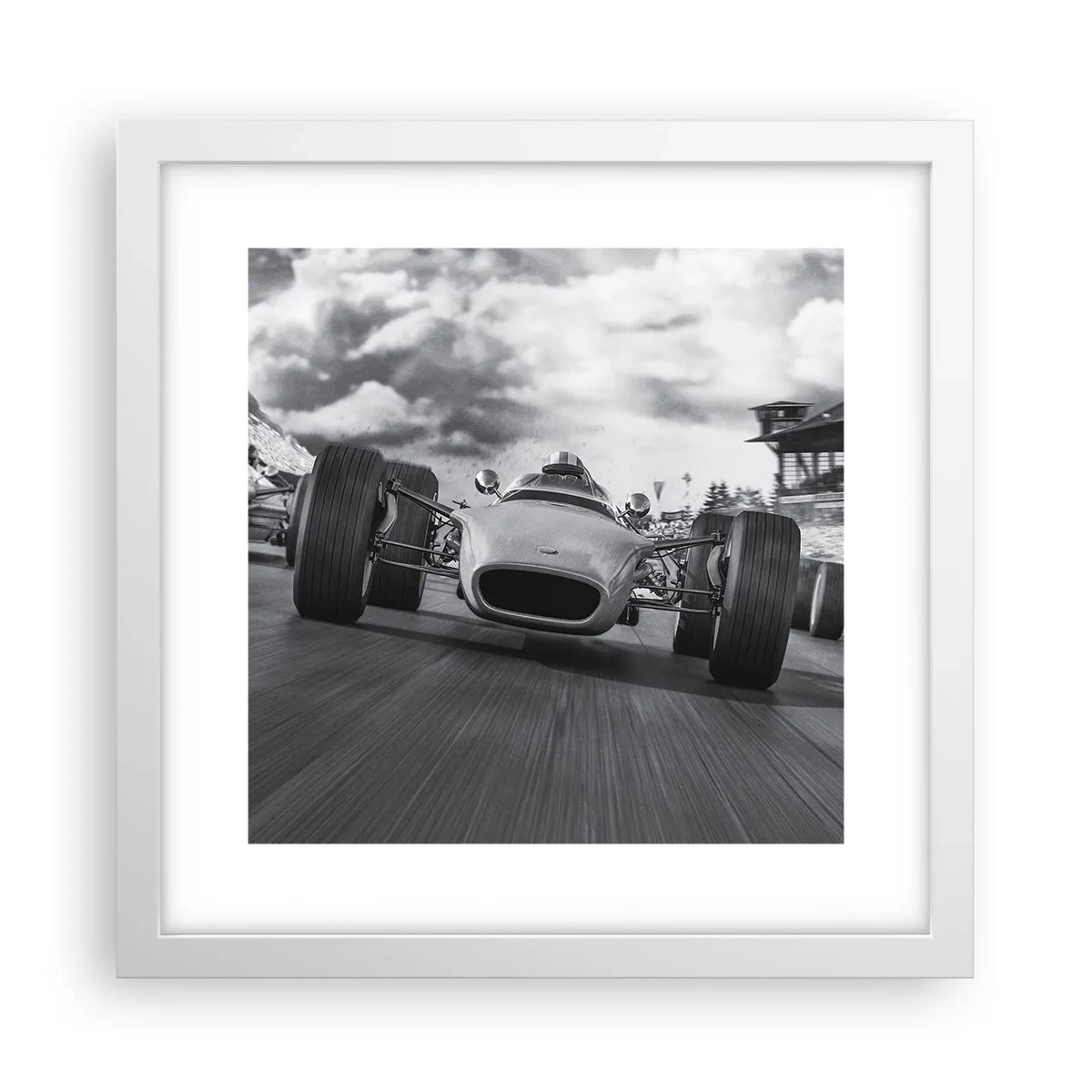 Poster in white frmae - There is Power! - 30x30 cm