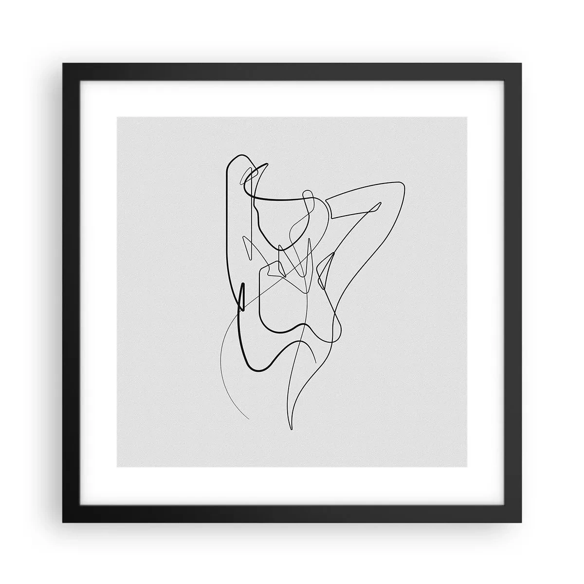 Poster in black frame - What You Are Really Like - 40x40 cm