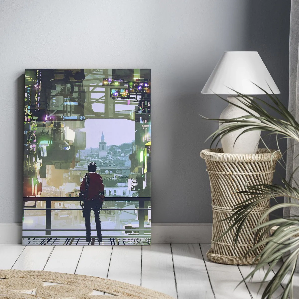 Canvas picture - Two Worlds - 70x100 cm