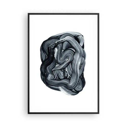 Poster in black frame - It's Not So simple - 70x100 cm