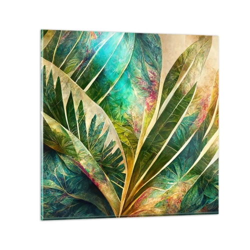 Glass picture - Colours of the Tropics - 70x70 cm