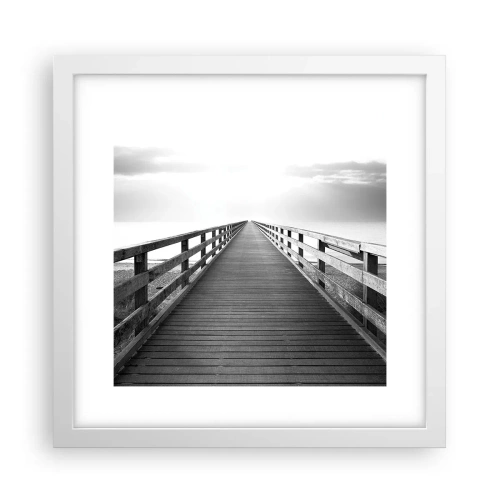 Poster in white frmae - In the Distance… - 30x30 cm