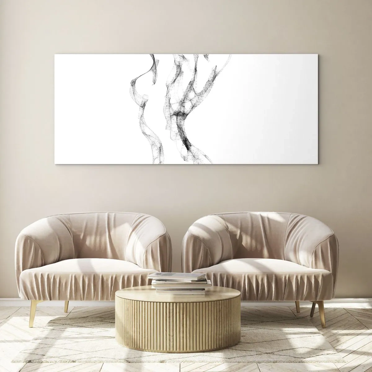 Glass picture - Beautiful and Strong - 100x40 cm