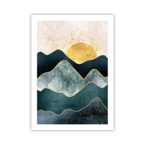 Poster - Behing Seven Mountains - 50x70 cm