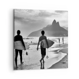 Canvas picture - Samba for One Wave - 50x50 cm