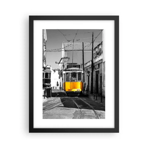 Poster in black frame - Spirit of Lisbon - 30x40 cm