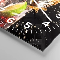 Clock face with numbers