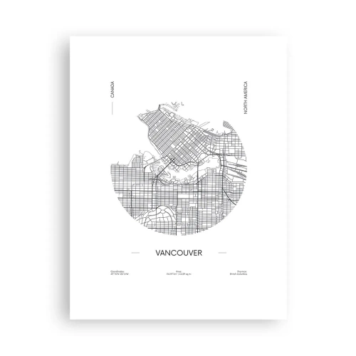Poster - Anatomy of Vancouver - 30x40 cm