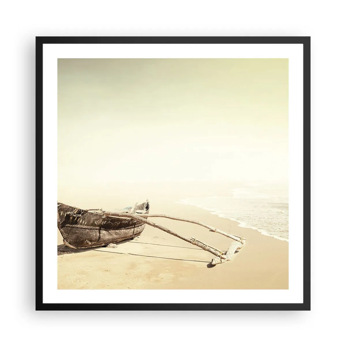 Poster in black frame - Throwback to South Seas - 60x60 cm