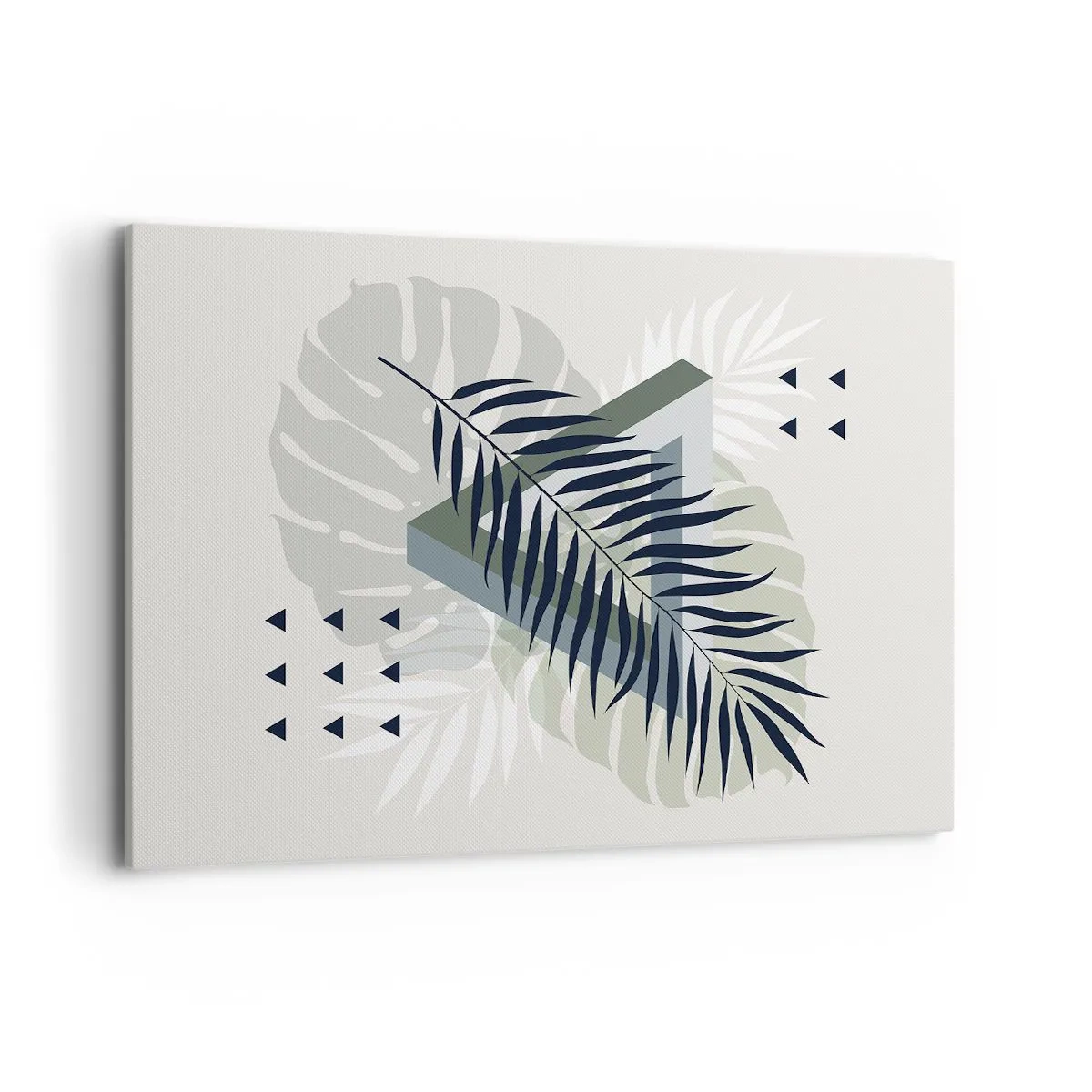 Canvas picture - Nature and Geometry - Two Orders? - 100x70 cm