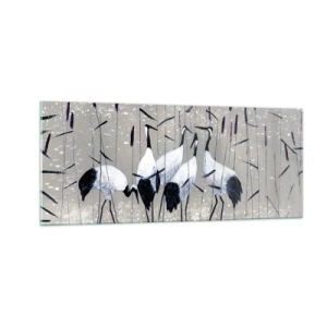 Glass picture - Birds of Feather - 100x40 cm