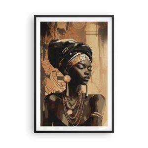 Poster in black frame - African Majesty - 61x91 cm