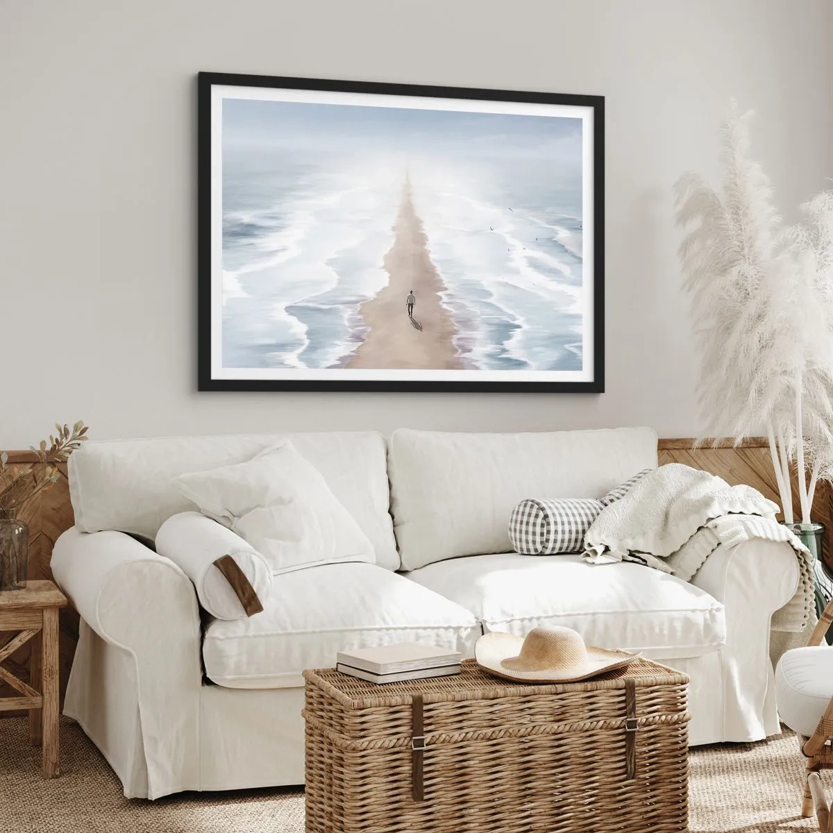 Poster in black frame - Bright Future - 70x50 cm