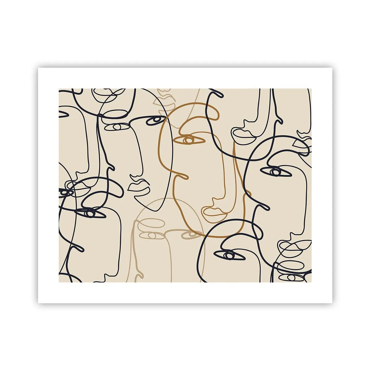 Poster - Multiplied Portrait - 50x40 cm