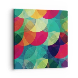 Canvas picture - Into the Rainbow - 30x30 cm