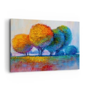 Canvas picture - Cluster of Dashing Colours - 100x70 cm