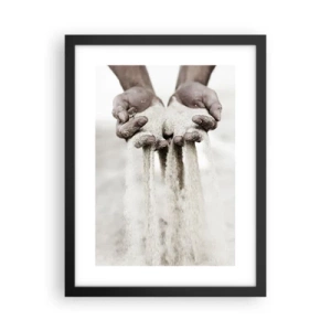 Poster in black frame - With These Bare Hands - 30x40 cm