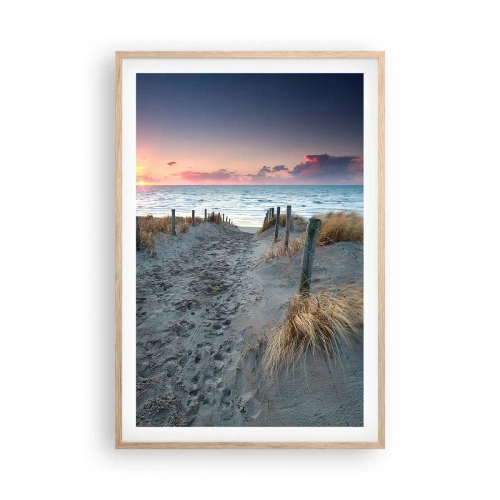 Poster in light oak frame - You Have Spilled a Rainbow of Sparkles… - 61x91 cm