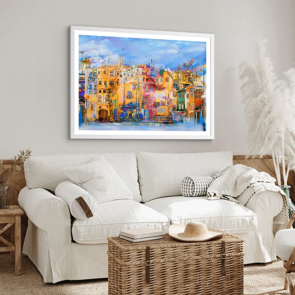 Poster in white frmae - We Are Together - 100x70 cm