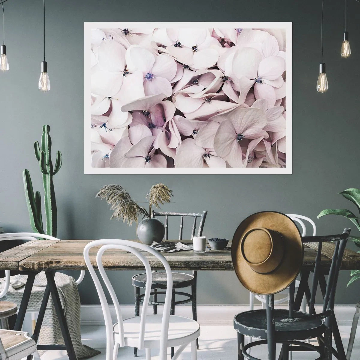 Poster - In the Flood of Flowers - 50x40 cm