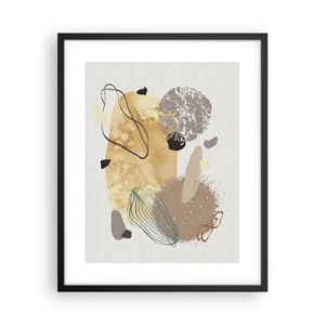 Poster in black frame - Applied Splashing - 40x50 cm