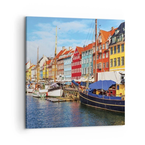 Canvas picture - Joyful Coast - 60x60 cm