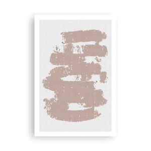 Poster - Abstract in Delicate Pink - 61x91 cm
