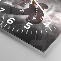 Clock face with numbers