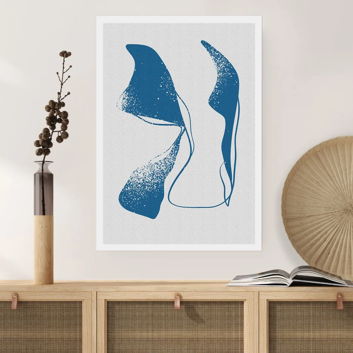 Poster - Abstract with Wings - 61x91 cm