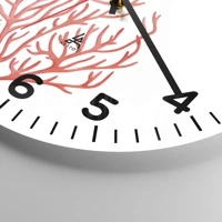 Clock face with numbers