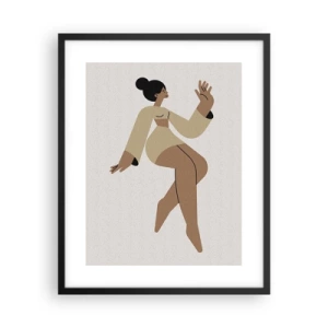 Poster in black frame - Shape of Grace - 40x50 cm