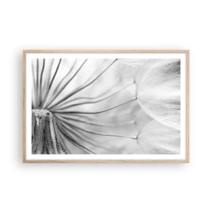 Poster in light oak frame - Dandelion Kites - 91x61 cm