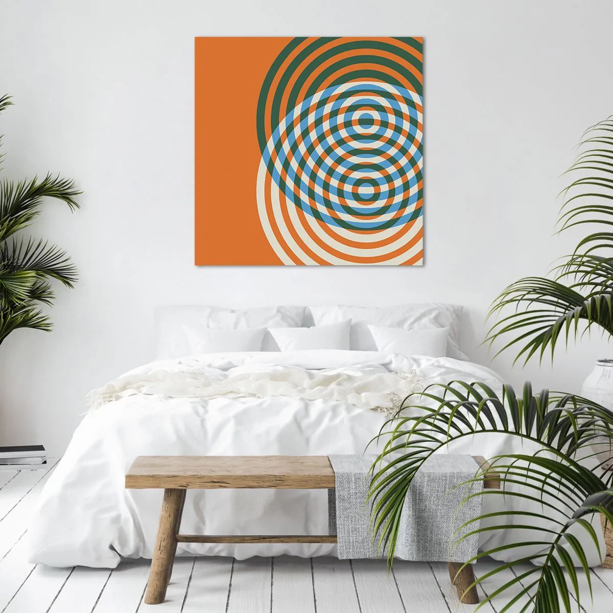 Canvas picture - Abstract Variation on a Circle - 60x60 cm
