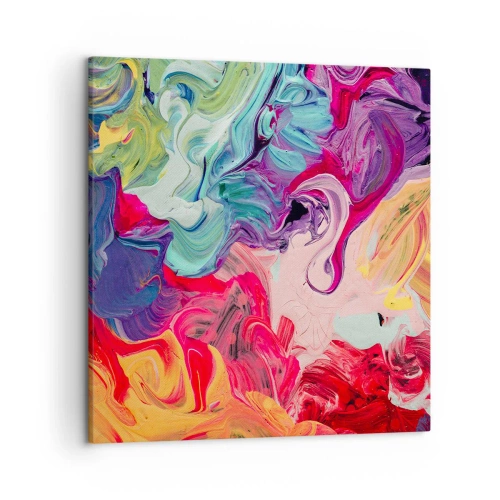 Canvas picture - Birth of Colours - 50x50 cm