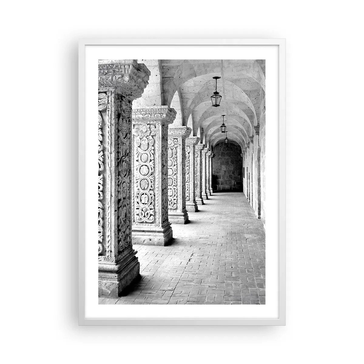 Poster in white frmae - Where is this Going...? - 50x70 cm