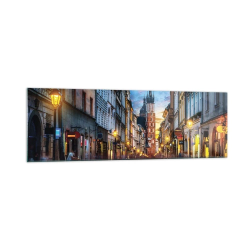 Glass picture - Charm of Cracow - 160x50 cm