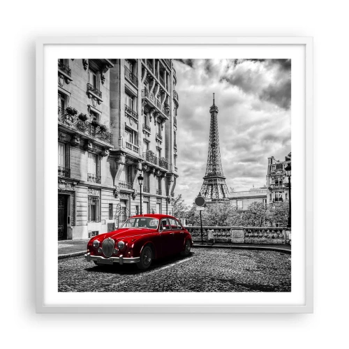 Poster in white frmae - Predator in the City - 60x60 cm