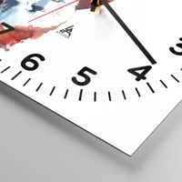 Clock face with numbers