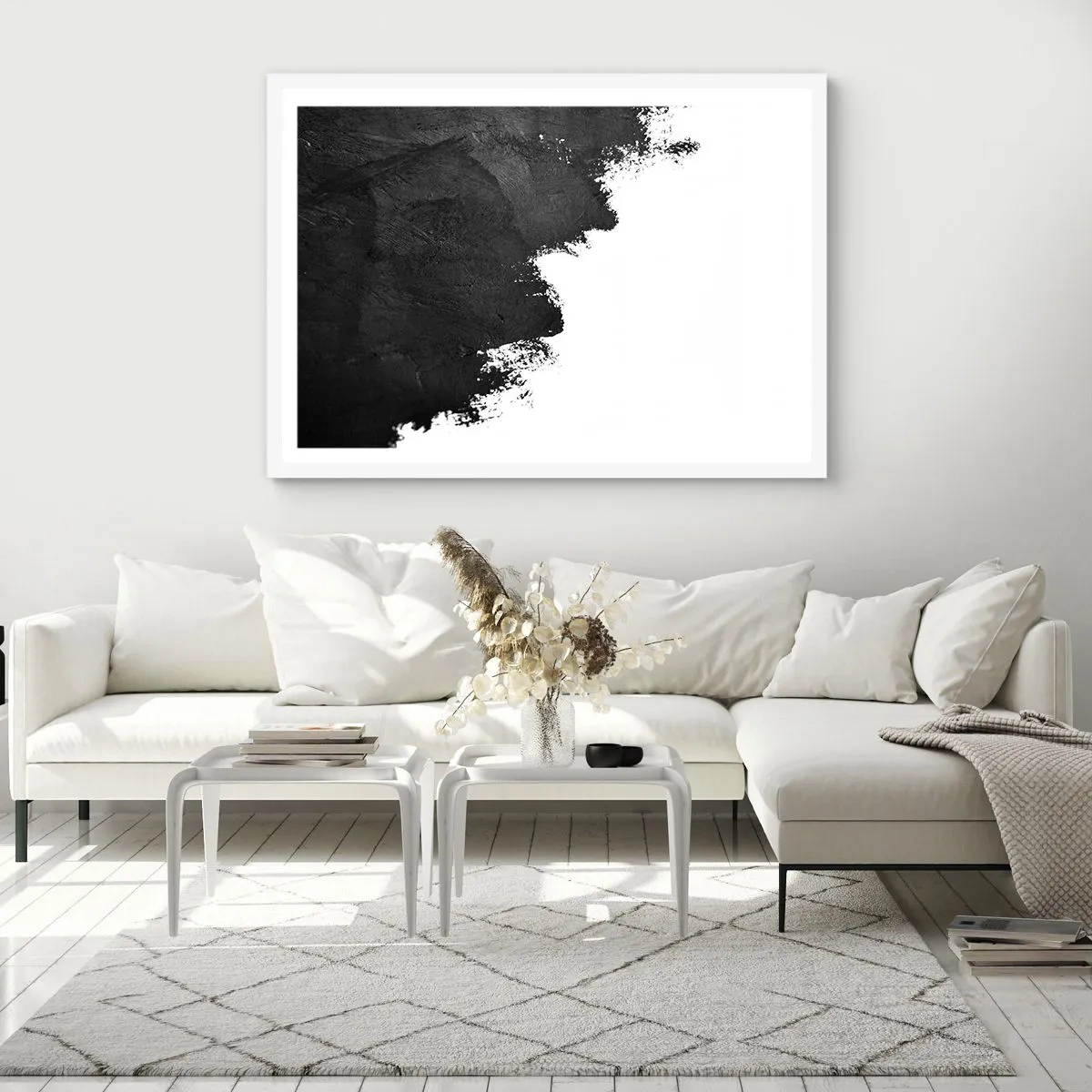 Poster in white frmae - Elements: Earth - 70x50 cm