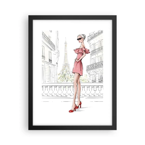 Poster in black frame - Art of Fashion - 30x40 cm