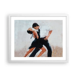 Poster in white frmae - Tango of My Dreams - 50x40 cm