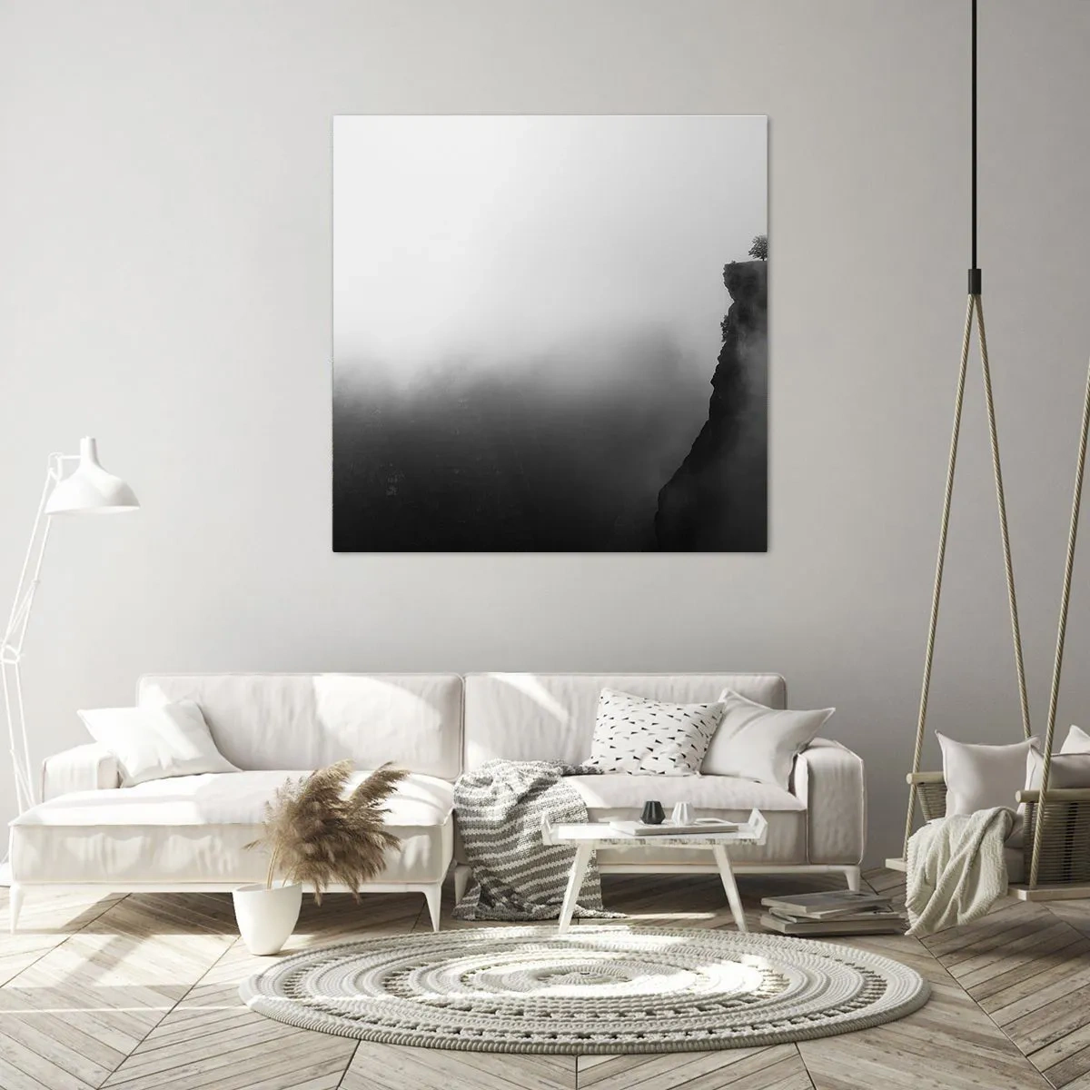 Canvas picture - On the Edge of the World - 30x30 cm