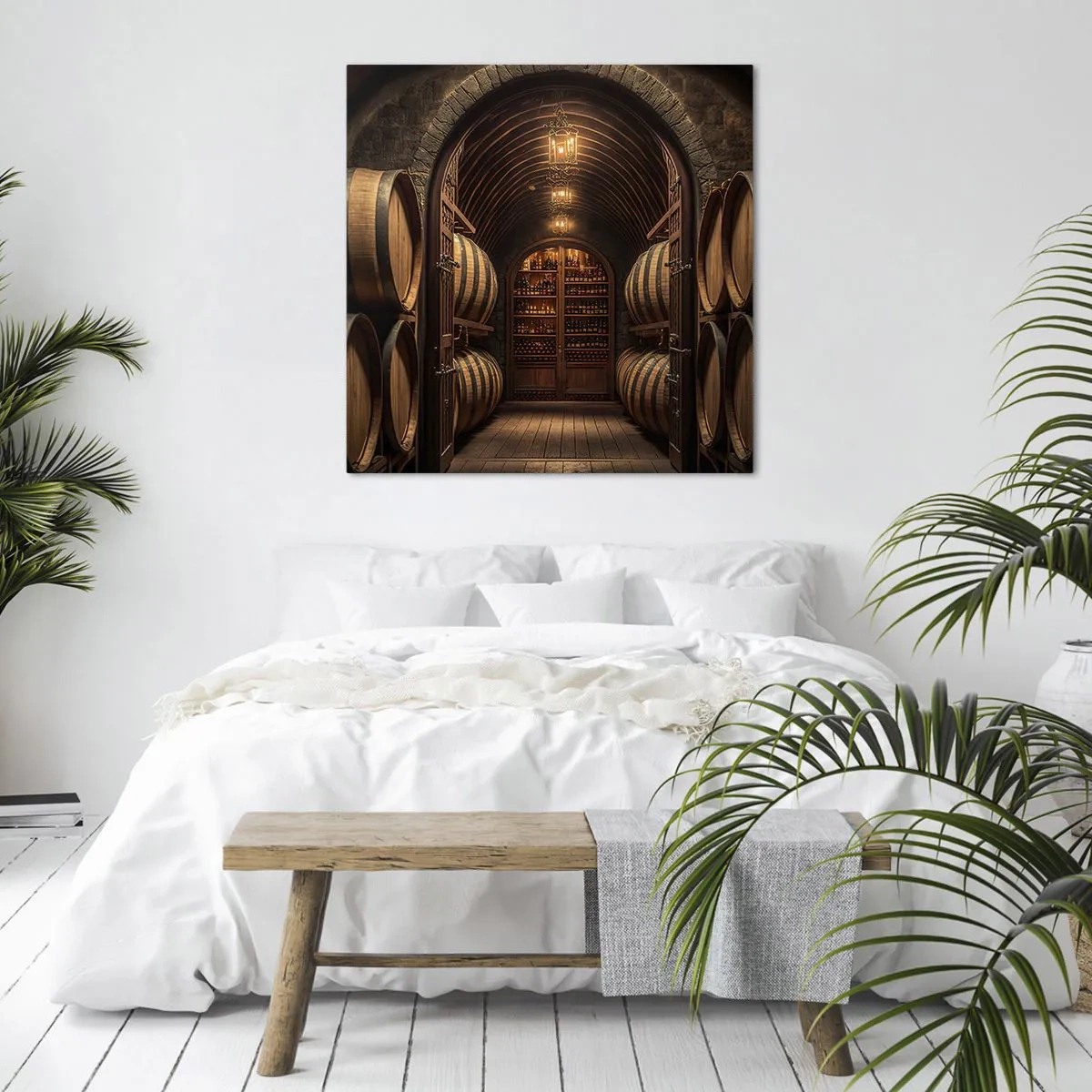 Canvas picture - Atmospheric Cellar - 50x50 cm