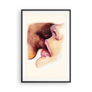 Poster in black frame - Like Night and Day, Earth and Heaven - 61x91 cm