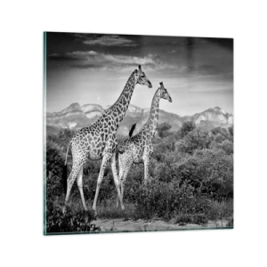 Glass picture - Higher Spheres in Africa - 30x30 cm