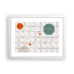 Poster in white frmae - In the Spirit of Pop-art - 40x30 cm