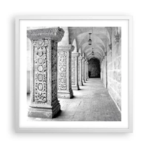 Poster in white frmae - Where is this Going...? - 50x50 cm