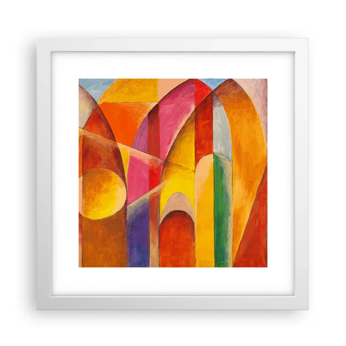 Poster in white frmae - Cathedral of the Sun - 30x30 cm