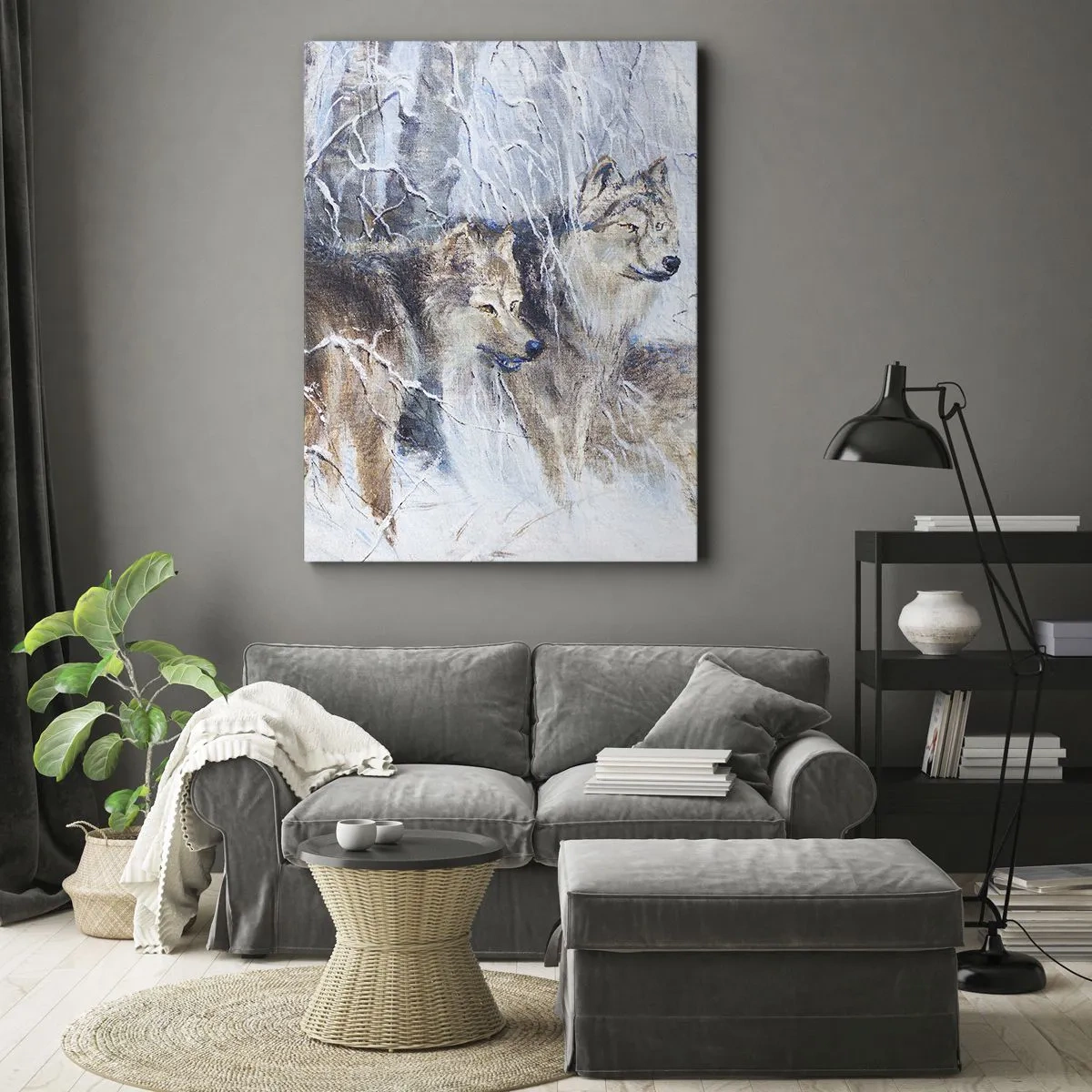 Canvas picture - Watch out! It Is Coming - 50x70 cm